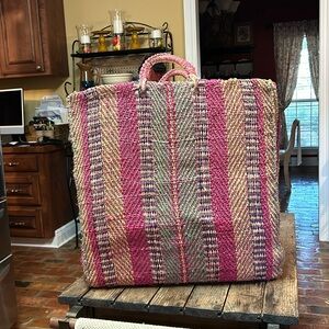 Sisal beach bag 19X19X8